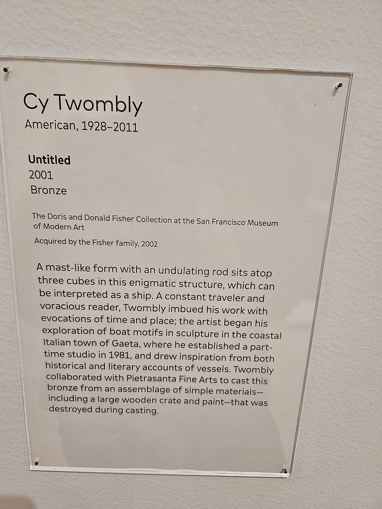 Cy Twombly