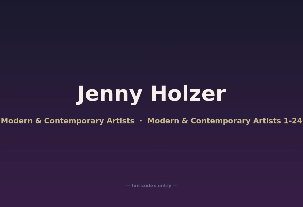 Jenny Holzer
