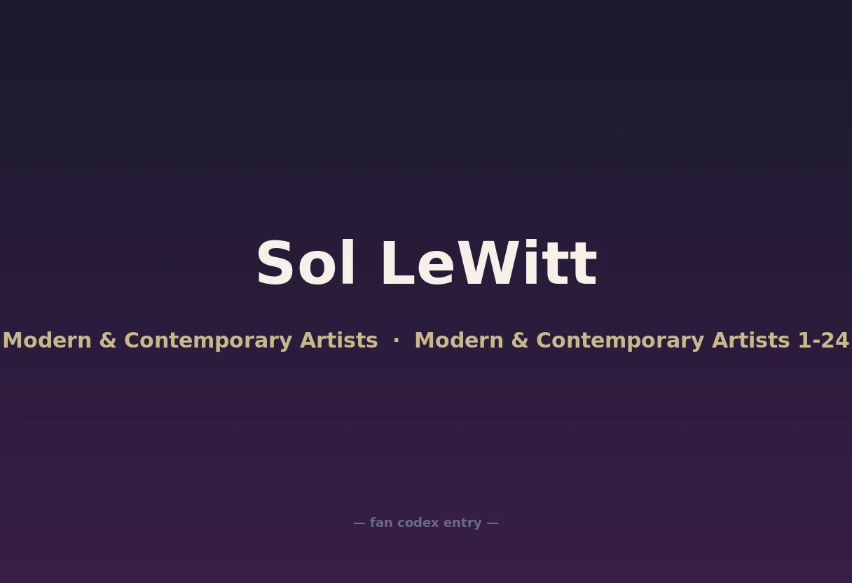 Sol LeWitt