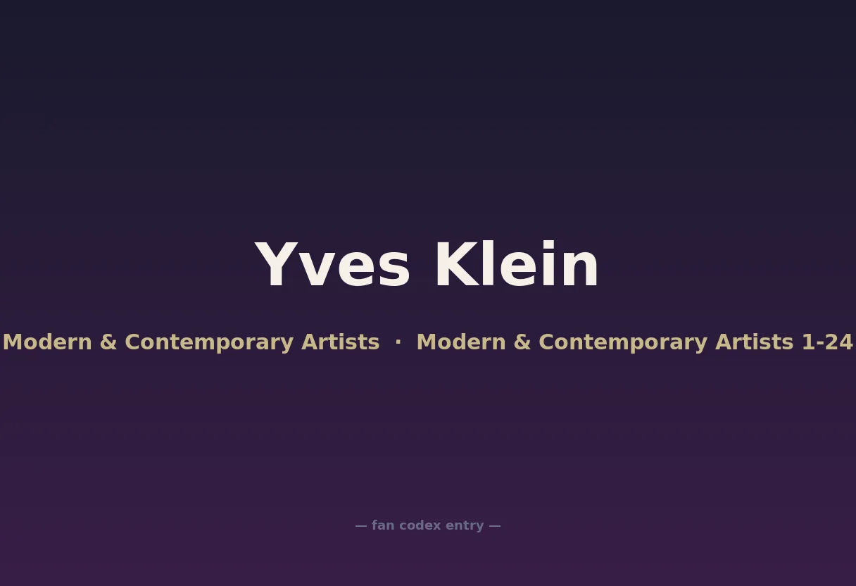 Yves Klein